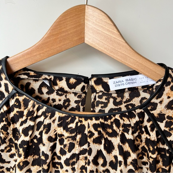 BNWT Zara Leopard Print Top - Picture 11 of 12